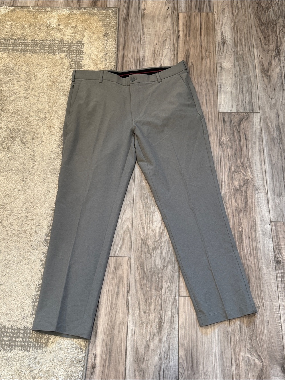 Van Heusen Flex Men's Gray Slim Dress Pants